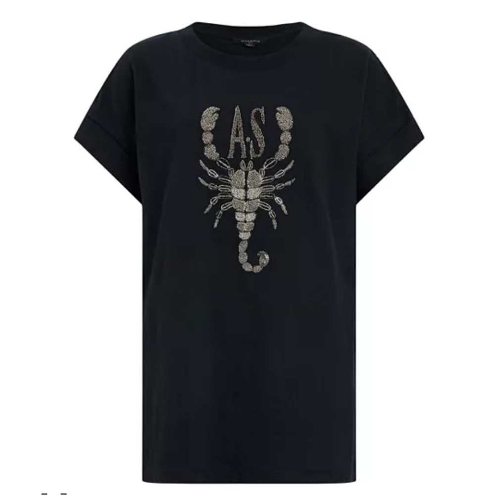 All Saints Imogen Scorpion Boy T-Shirt - Picture 6 of 9